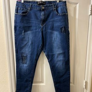 City Chic Denim Jeans Skinny 18 (M)